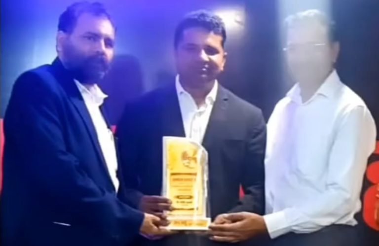 पुरस्कृत संदीप इंसा